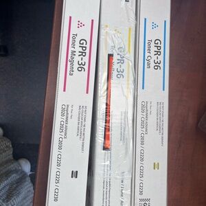 Canon GPR-36 Toner Set - Magenta, Cyan, yellow